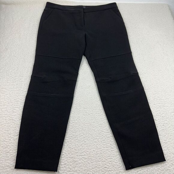 NWT‎ Derek Lam New York Pants Women's US 14 Wool Blend Stretch Thick Moto $890